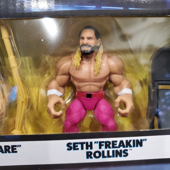 WWE Knuckle Crunchers Mini Mayhem Ring Bundle Playset Mattel NIB - Picture 4 of 12